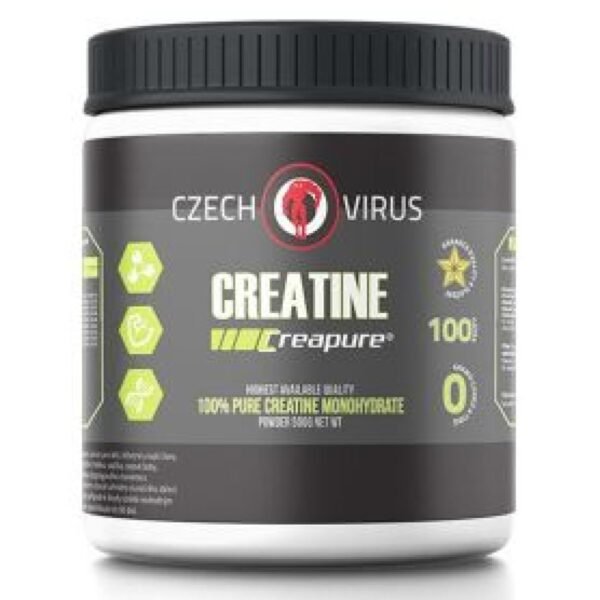 Czech Virus Creatine Creapure 500g, legal food supplement sold by Peak Protocol UK