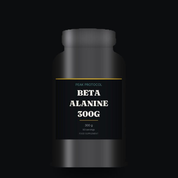 Beta Alanine 300g, legal food supplement sold by Peak Protocol UK