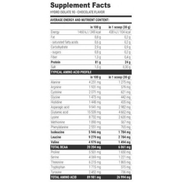 Extrifit Hydro Isolate 90, legal food supplement sold by Peak Protocol UK