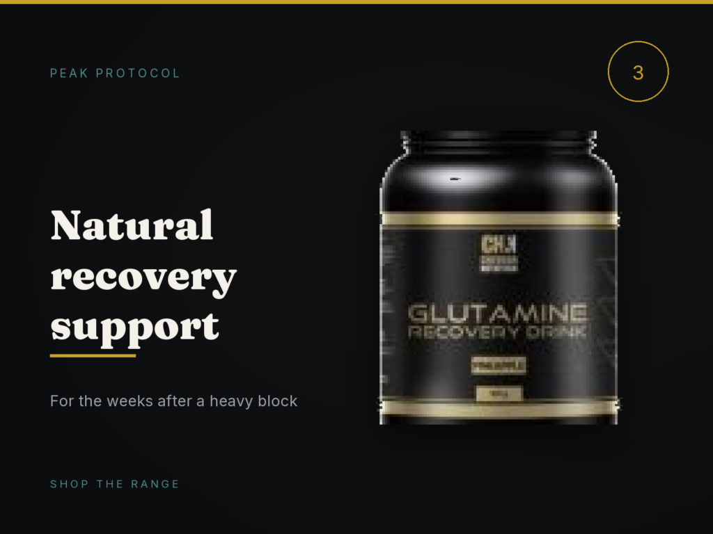 Natural recovery support supplements category at Peak Protocol