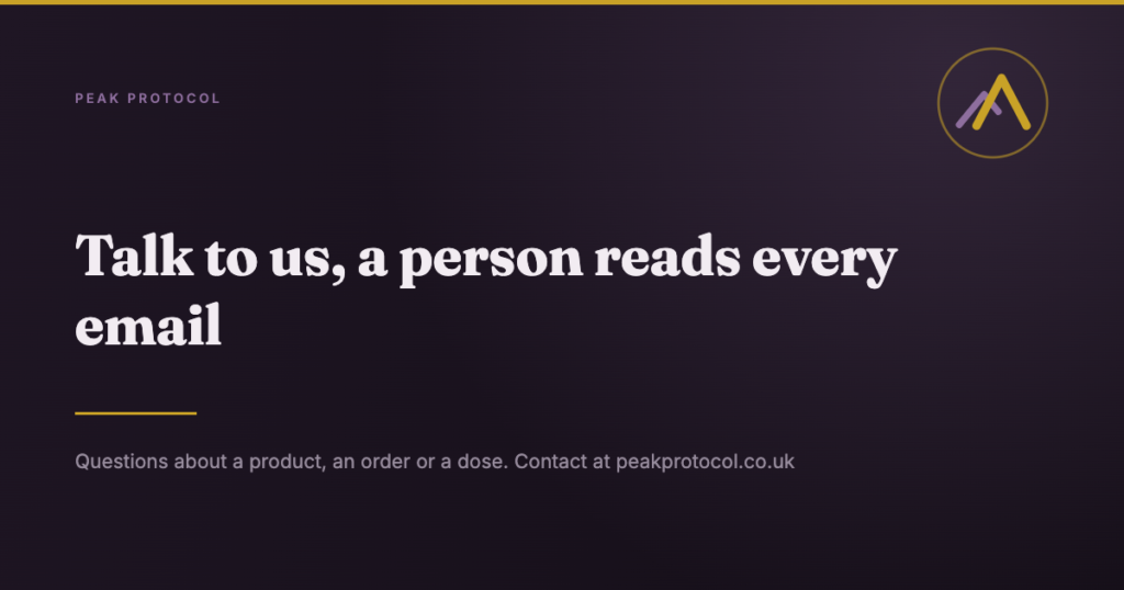 Contact at Peak Protocol UK