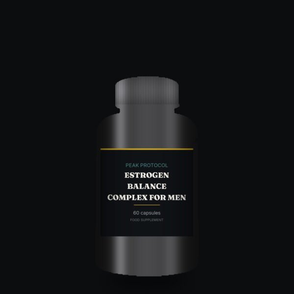 Estrogen Balance Complex for Men, legal food supplement sold by Peak Protocol UK