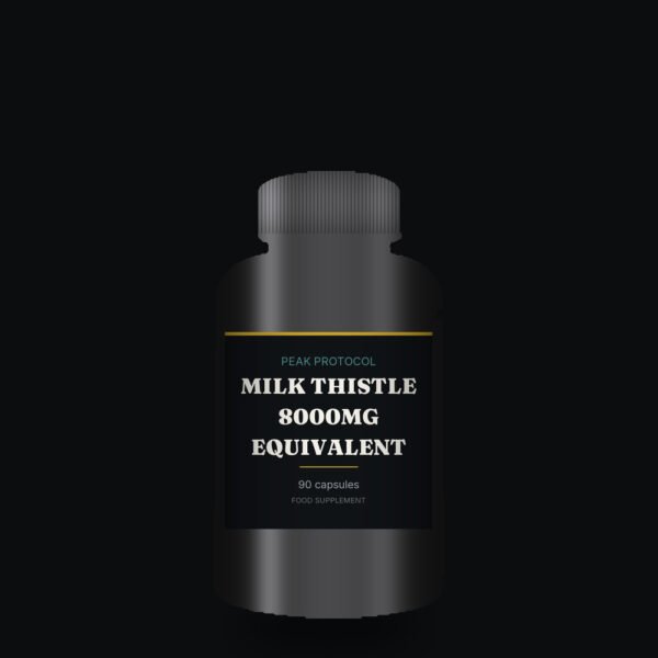 Milk Thistle 8000mg Equivalent, legal food supplement sold by Peak Protocol UK
