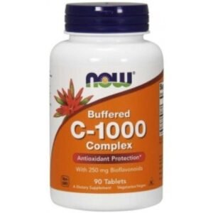 NOW Foods Buffered Vitamin C 1000 with 250mg 90 tabs UK