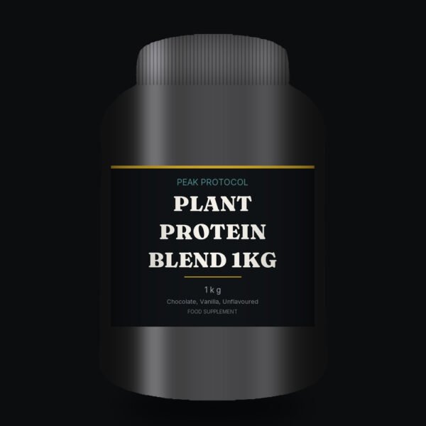 Plant Protein Blend 1kg, legal food supplement sold by Peak Protocol UK