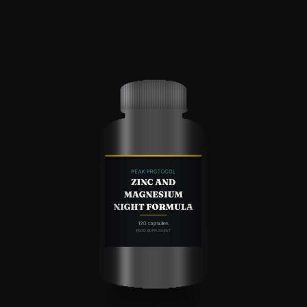Zinc and Magnesium Night Formula, legal food supplement sold by Peak Protocol UK