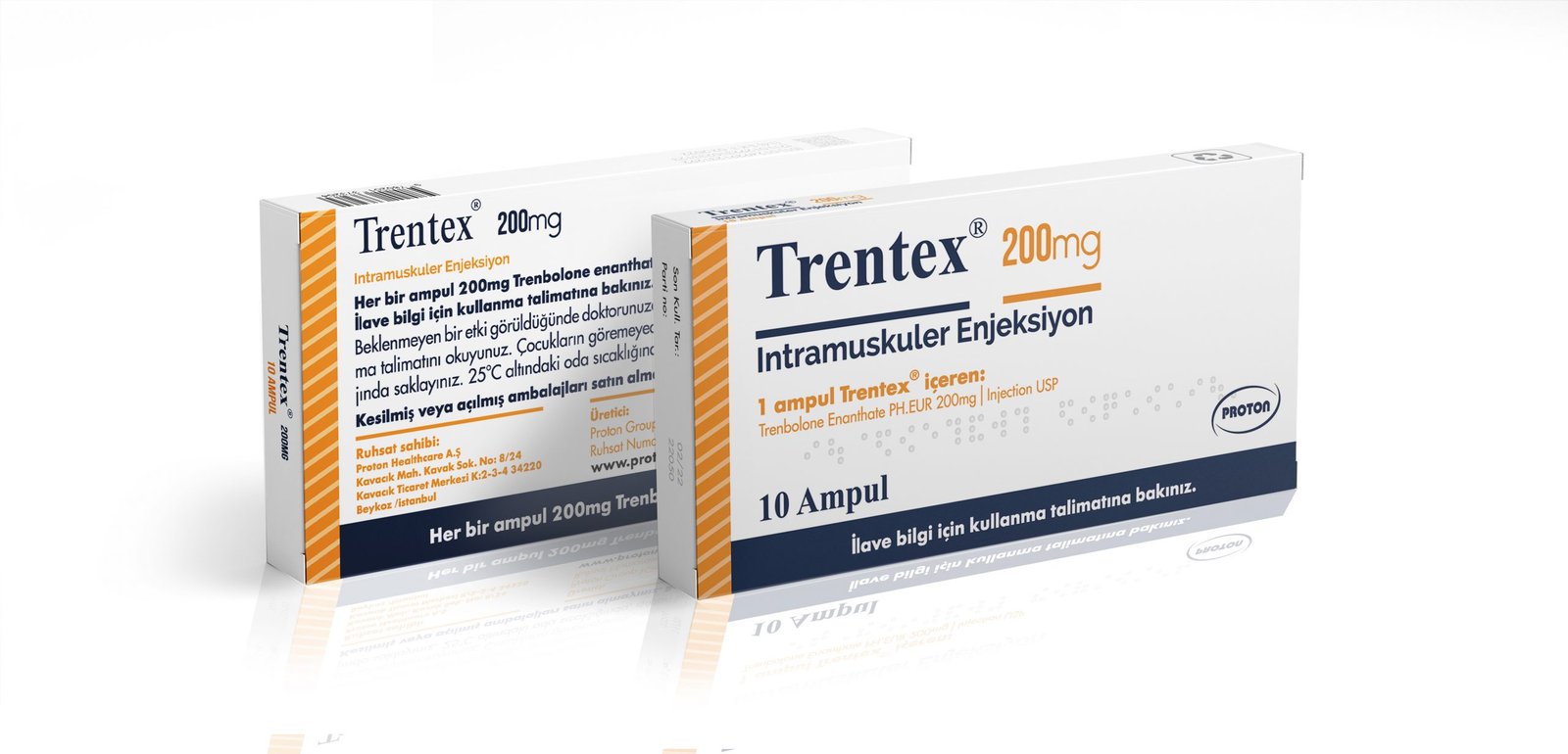 Proton Pharma (Tren E) Trentex 10 x 200mg, 1ml ampules