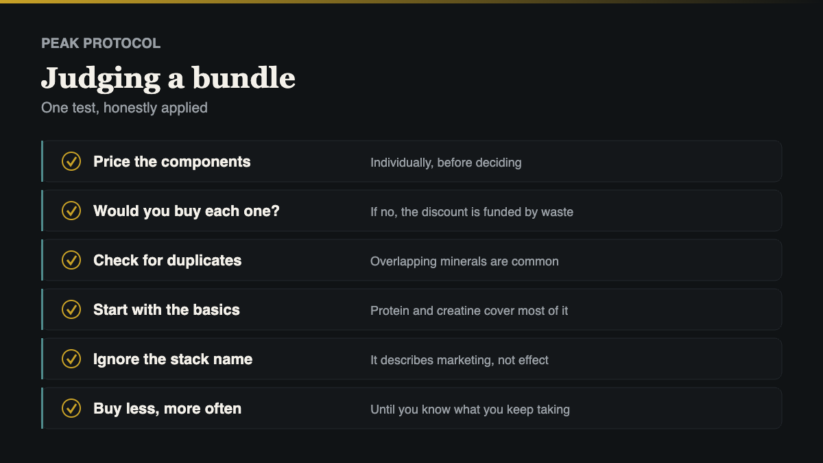 how to choose foundation stack and other bundles products